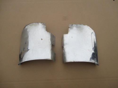 VW Käfer Chrom Abdeckung Blende Zierblende Kotflügel links rechts Set