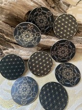 9x Disc Metatron Radionik Oszillator MWO Frequenz Scheibe Tesla Antenne Wicca My