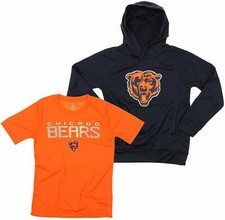 OuterStuff NFL Youth Chicago Bears Team Performance Hoodie and Tee Combo Set