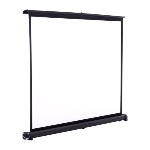 40/50inch Portable Projector Screens Home Easy Manual Pull Down Table Screen 4:3 - Picture 8 of 16