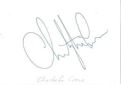 Christopher Cross Autogramm signed 10x15 cm Karteikarte