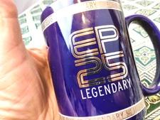 Cobalt Blue EP25 Legendary Elvis Presley Mug  coffee tea M Ware Gold Trim 1977