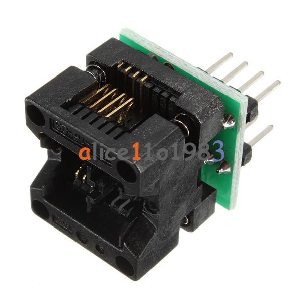 Naughtystarts SOP8 To DIP8 Adapter (2pcs) - 150mil & 200-209mil EZ Programmer Socket Converter Module