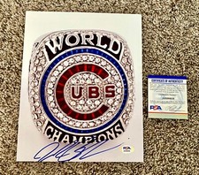 Jake Buchanan Chicago Cubs Signed 8x10 Photo PSA COA A