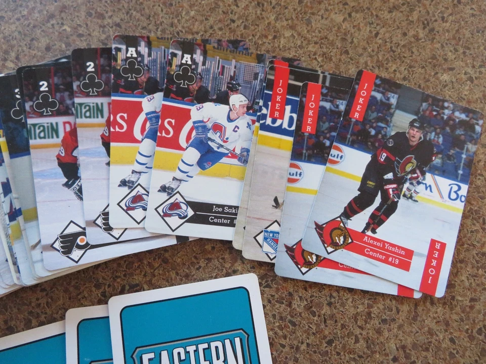 1995-96 Hoyle Eastern Western Conference Playing Cards U pick will combine ship - Image 2 of 4