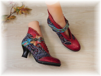 Socofy wunderschöne Damen Stiefeletten Pumps Frühling Herbst