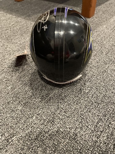Ravens Kyle Boller Autographed Ridell Mini Helmet - Picture 5 of 5