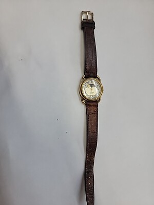 Vintage Pulsar Moon Phase Watch Women Gold Tone Date V829