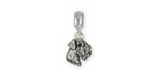 Sealyham Terrier Charm Slide Jewelry Sterling Silver Handmade Dog Charm Slide SE