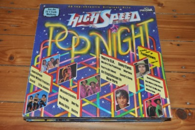 VA Sampler - Highspeed Pop Night - Original Hits - 80er 80s - Album Vinyl LP