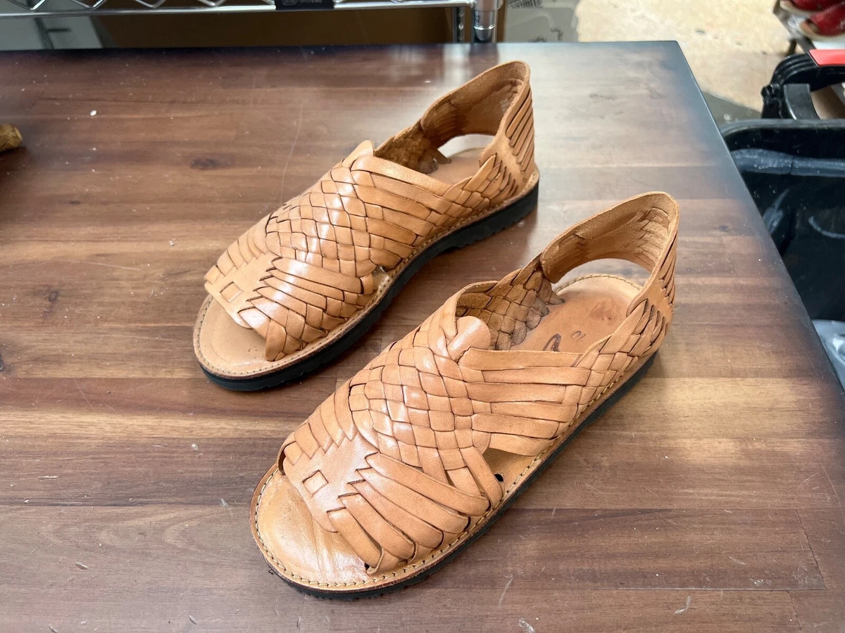 Women s Pachuco Tan Mexican Leather Huarache by Brand X Huaraches