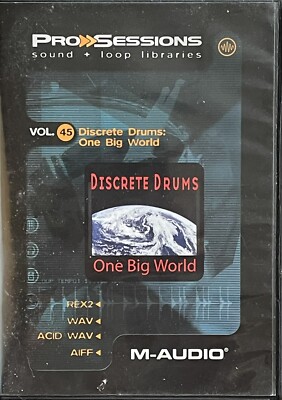 ProSessions Sound Loop Library - Vol 45 Discrete Drums: Big World by Eric Darken