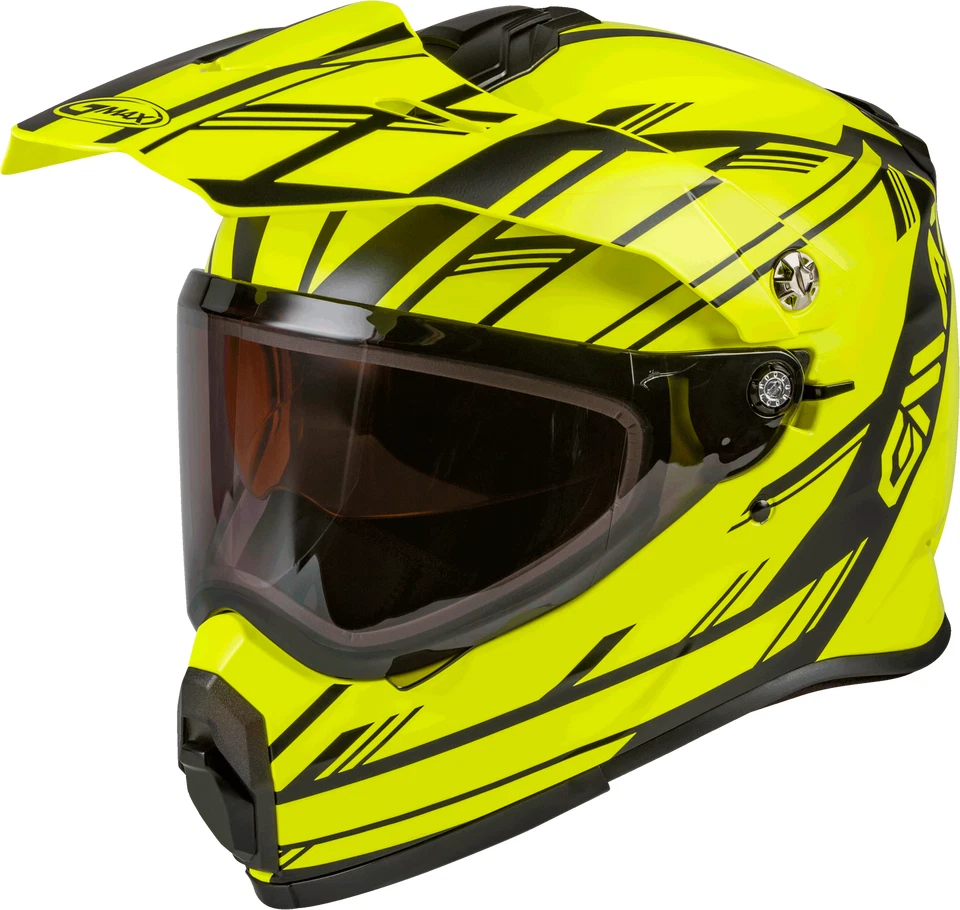 GMAX AT-21S Snow Epic Dual Lens Helmet - Yellow - 2XL - Image 4 of 4