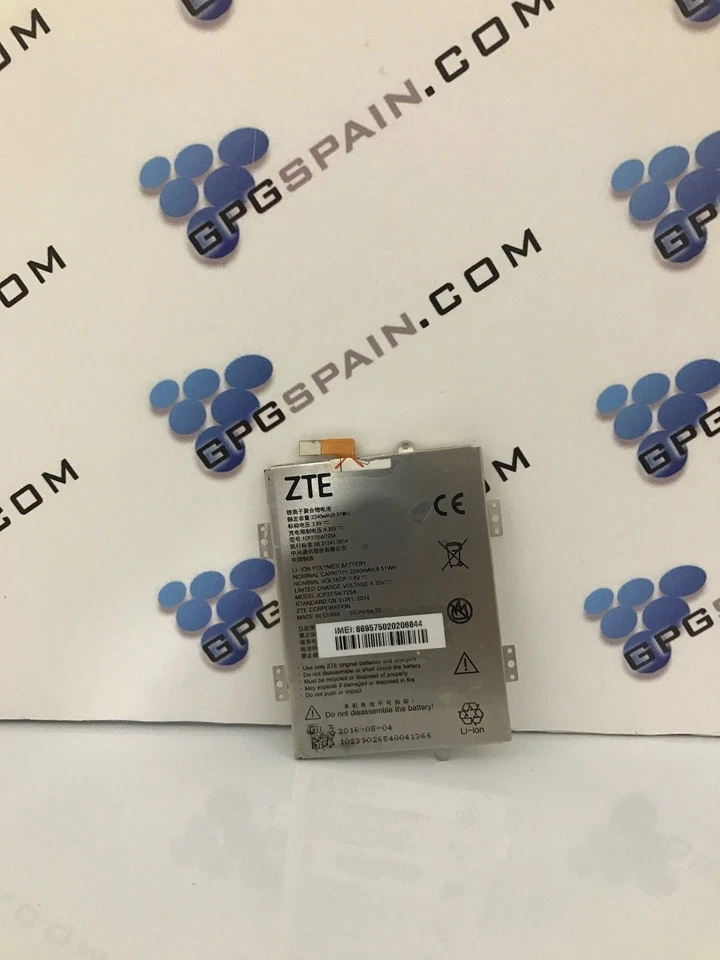Kompatible Batterie Für ZTE BLADE A310 Kapazität 2240mAh Versand Aus SPA - Bild 1 von 1