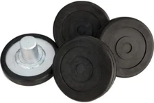 Dannmar Round Lift Assembly Pads - Use W/ 2 Post Vehicle Lifts - 35MM -Set of 4