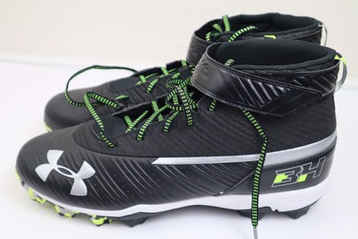 Under Armour Harper 3 Mid RM Adult Baseball/Softball Size 13,Black & White | eBay