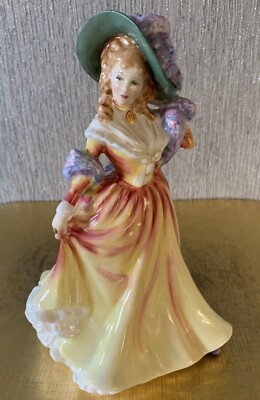 ROYAL DOULTON PORZELLAN LADY FIGUR PUPPE KATIE MODELL Nr HN 3360 PERFEKT (a)