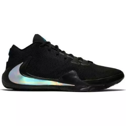 Nike Zoom Freak 1 Mens Size 5.5 Men Youth GS Black Iridescent BQ5422 004  Giannis