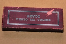 Vintage DEVOE Photo Oil Colors Paint READ DESCRIPTION 