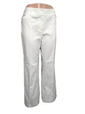 Nine & Company Women NEW Size 12x31"L White Stretch Dress Career PANTS(#L