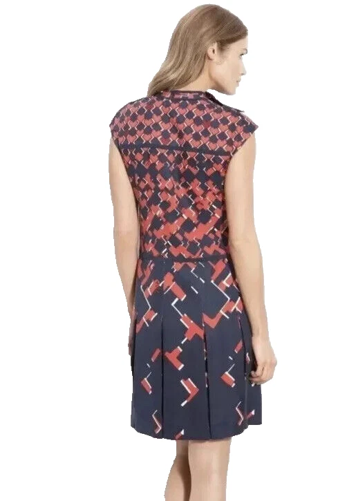 Abito donna Tory Burch Truman plissettato in seta taglia 12