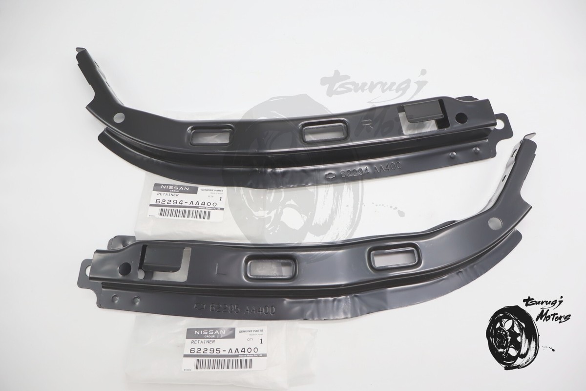 Nissan Front Lower Bumper Retainer Set Left Right Genuine 62294