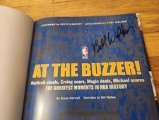 Bill Walton SIGNED At The Buzzer Great Moments In NBA History With 2 CDs COA