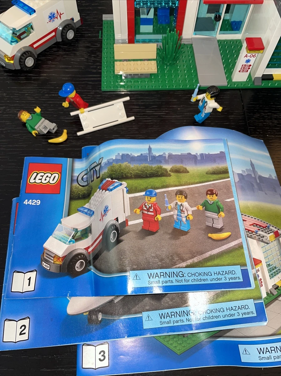 LEGO City SET 4429 HELICOPTER RESCUE RETIRED 100 Complete Box And Manuals