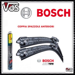 Kit 2 Spazzole tergicristallo anteriore BOSCH AEROTWIN VW Polo 6R, 6C 2009-/>