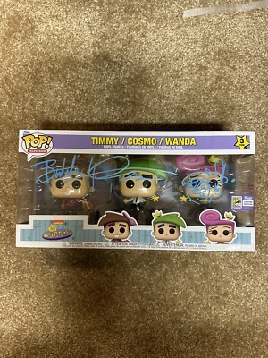 SDCC 2023 Fairly Odd Parents 3 Pack *OFFICIAL CON STICKER* SECOND EVER SIGNED!