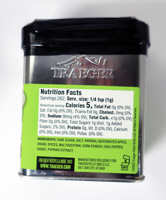 Traeger Pork Poultry Rub Apple Honey BBQ Barbeque