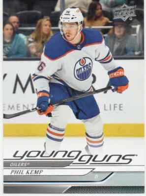 24-25 2024-25 Upper Deck 2 Phil Kemp ROOKIE Young Guns #471 - Oilers