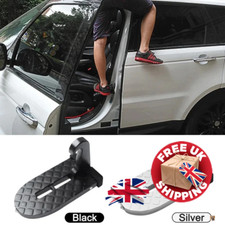 Folding Car Door Step Roof Access Pedal Ladder Hook Tool Glass Breaker SUV