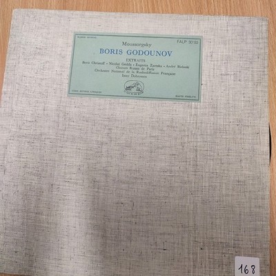 Scheibe 33 Umdrehungen BORIS GODOUNOV Moussorgsky