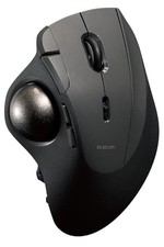 ELECOM IST PRO Trackball Mouse Quiet Multi-Connection Bluetooth 2.4GHz Wireless