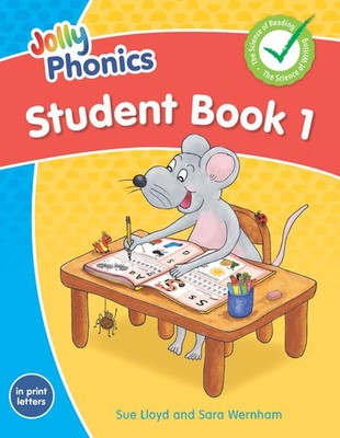 Jolly Phonics Student Book 1: In Print Letters (American Eng...