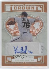 2022 Panini Capstone Crown Holo Silver 96/99 Kervin Castro #C-KE Auto 0kz8