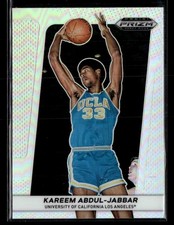 2022 Panini Prizm Draft Picks #FB-KJ Kareem Abdul-Jabbar Flashback Prizms Silver