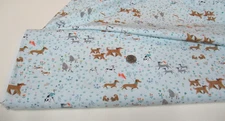Timeless Treasures quilt-craft fabric FRIENDS FUR-EVER mint 2 yds (d-3028) Dogs!