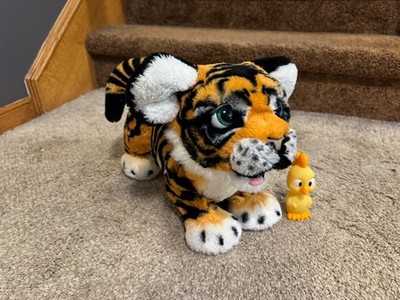 FurReal Friends Roarin' Tiger Cub   Interactive, Works, Includes Chick Accessory