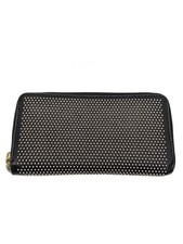 Alexander McQueen Long Wallet Black Leather Studded