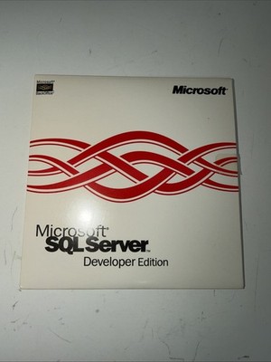 New Microsoft SQL Server Developer Edition Version 6.5 Rare!