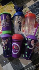 6 Drinking Containers With CHUCK E CHEESE Designs!!
