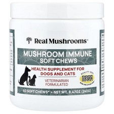 Mushroom Immune Soft Chews, For Dogs and Cats, 60 Chews, 8.47 oz 240 g