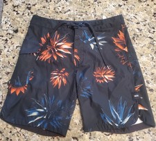 Vans Boardshorts Men's 28 Print floral 17" Swimwear Trunks