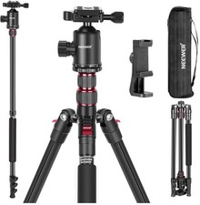 NEEWER 77" Kamerastativ, faltbares Aluminium Stativ Monopod für DSLR und Handy