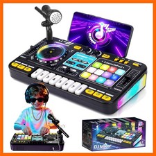 Kids DJ Mixer Controller Table Musical Toy for Kids, Birthday Gift Toys for 4...