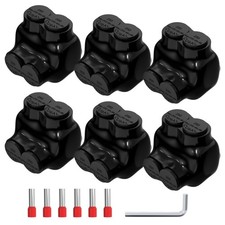 Insulated Multi Tap Connector 250MCM-6 AWG Wire Connectors Pack Joinfworld Port