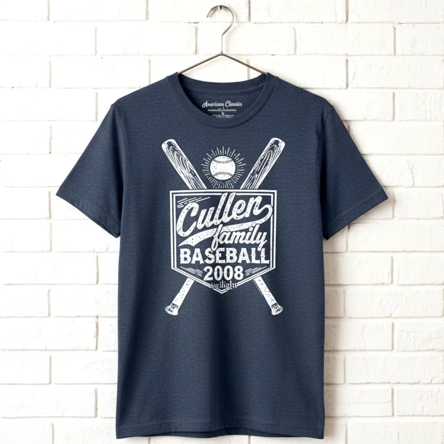 Twilight Cullen Family Baseball 2008 Men's T Shirt