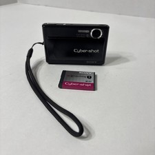 Sony Cybershot DSC-T1 5MP 3X Zoom Digital Camera Powers On Flash Bad Display